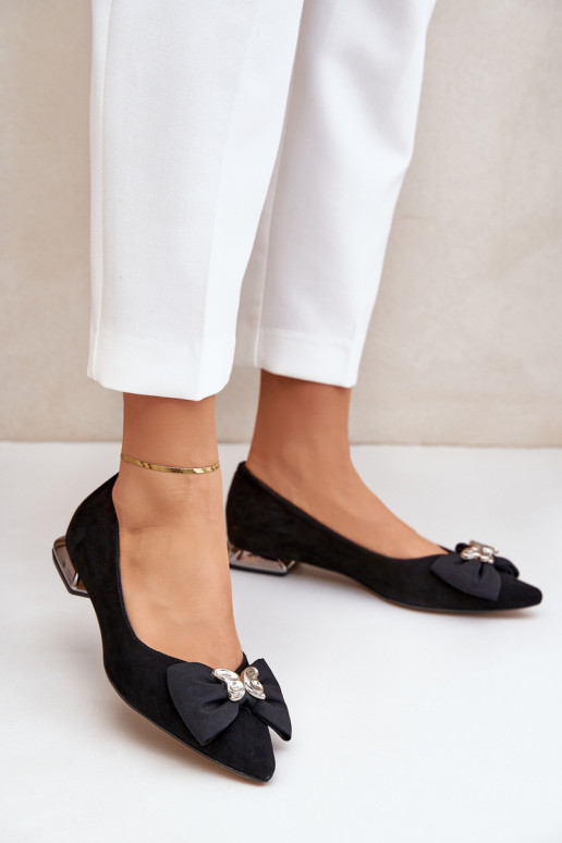 Eleganter Stil Ballerinas aus INildleder Feminin mit Bändern Laura Messi 2893 schZuarze Farbe Eleganter Stil Ballerinas aus INildleder Feminin mit Bändern Laura Messi 2893 schZuarze Farbe