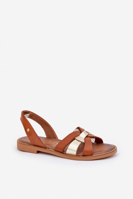 Zazoo 40382 Damensandalen Haut braune Farbe