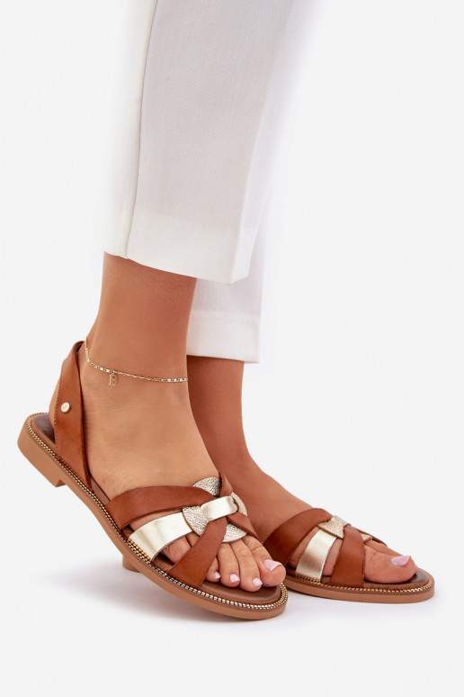 Zazoo 40382 Damensandalen Haut braune Farbe