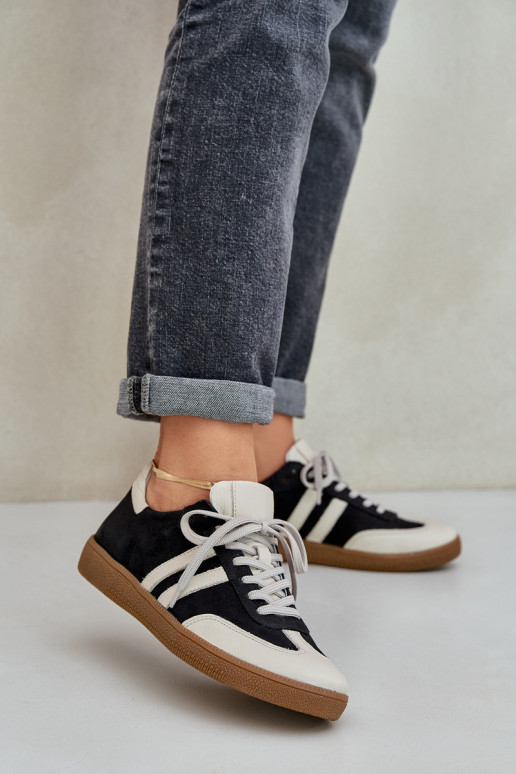 Zazoo N1068 Haut Niedrig Sneakers Stilvollllschuhe Feminin schZuarze Farbe Zazoo N1068 Haut Niedrig Sneakers Stilvollllschuhe Feminin schZuarze Farbe