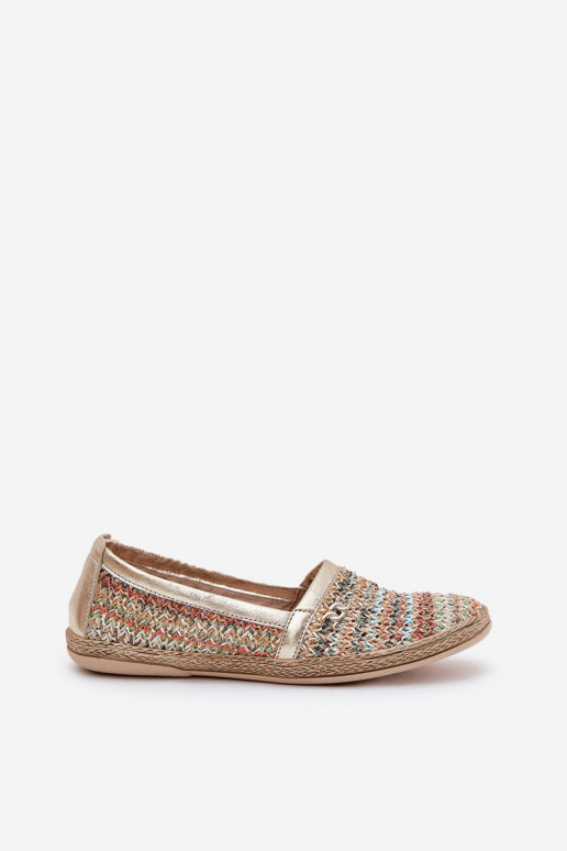 Eleganter Stil Espadrilles aus Leder Mit Zopf Zazoo 10178 Verschiedene Farben