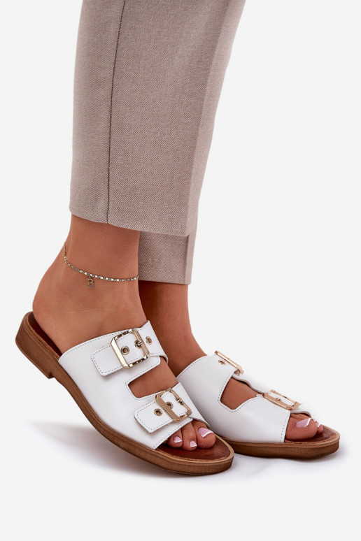 Haut gleichschenklig Hausschuhe mit Schnallen Zazoo 3020 Zueiße Farbe Haut gleichschenklig Hausschuhe mit Schnallen Zazoo 3020 Zueiße Farbe