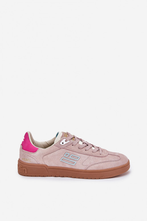 aus INildleder Turnschuhe Sneakers Stilvollllschuhe Feminin D.Franklin DFSH387005 pinke Farbe