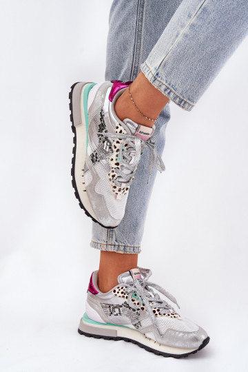 Damen Sneakers D.Franklin DFSH378006 in silber