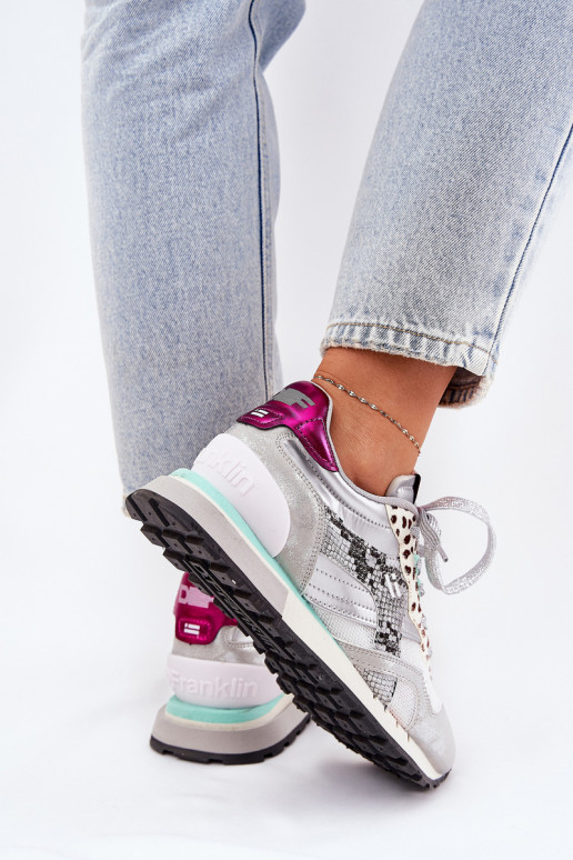 Sneakers Stilvollllschuhe Turnschuhe Feminin D.Franklin DFSH378006 Silberfarbe Sneakers Stilvollllschuhe Turnschuhe Feminin D.Franklin DFSH378006 Silberfarbe