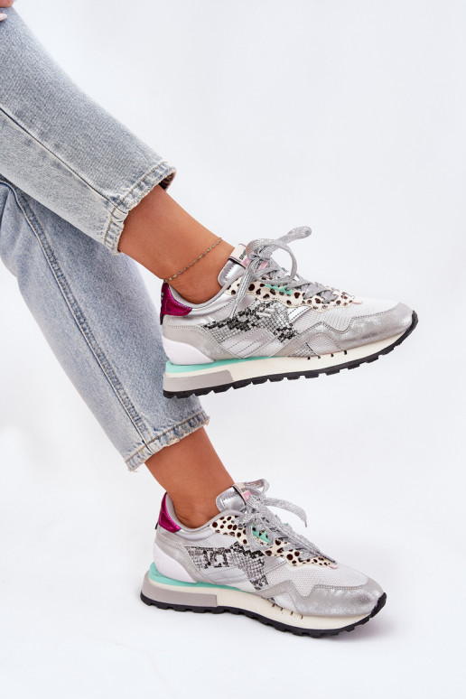 Sneakers Stilvollllschuhe Turnschuhe Feminin D.Franklin DFSH378006 Silberfarbe Sneakers Stilvollllschuhe Turnschuhe Feminin D.Franklin DFSH378006 Silberfarbe