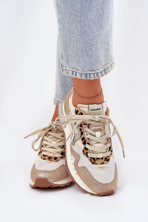 Sneakers Stilvollllschuhe Turnschuhe Feminin D.Franklin DFSH378006 goldene Farbe Sneakers Stilvollllschuhe Turnschuhe Feminin D.Franklin DFSH378006 goldene Farbe