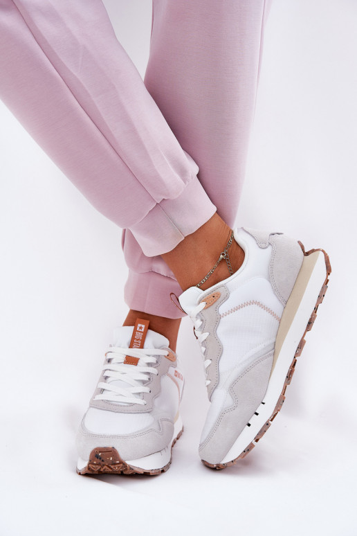 aus INildleder  Turnschuhe Feminin Big Star RR274235 HI-POLY SYSTEM Beige aus INildleder  Turnschuhe Feminin Big Star RR274235 HI-POLY SYSTEM Beige