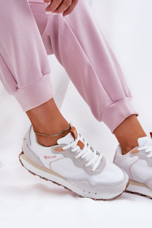 aus INildleder  Turnschuhe Feminin Big Star RR274235 HI-POLY SYSTEM Beige aus INildleder  Turnschuhe Feminin Big Star RR274235 HI-POLY SYSTEM Beige