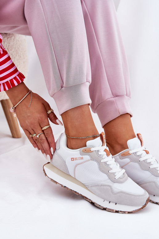 aus INildleder  Turnschuhe Feminin Big Star RR274235 HI-POLY SYSTEM Beige aus INildleder  Turnschuhe Feminin Big Star RR274235 HI-POLY SYSTEM Beige