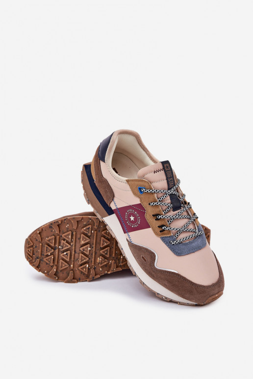 aus INildleder Sneakers Stilvollllschuhe Männlich mit einer Plattform Big Star RR174475 Hi-Poly System Beige aus INildleder Sneakers Stilvollllschuhe Männlich mit einer Plattform Big Star RR174475 Hi-Poly System Beige