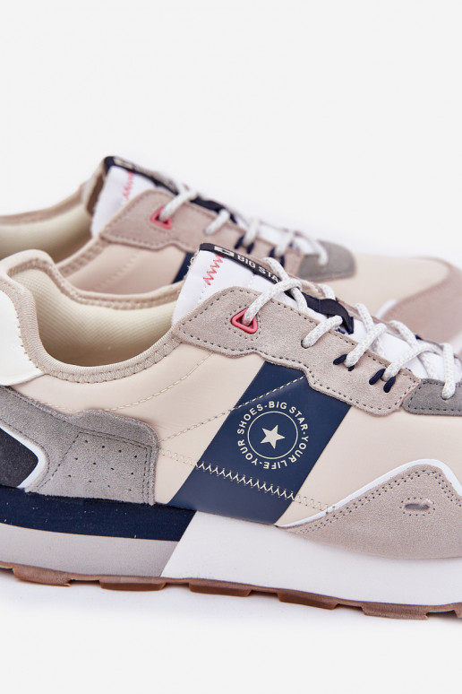 aus INildleder Sneakers Stilvollllschuhe Männlich mit einer Plattform Big Star RR174471 Hi-Poly System graue Farbe aus INildleder Sneakers Stilvollllschuhe Männlich mit einer Plattform Big Star RR174471 Hi-Poly System graue Farbe