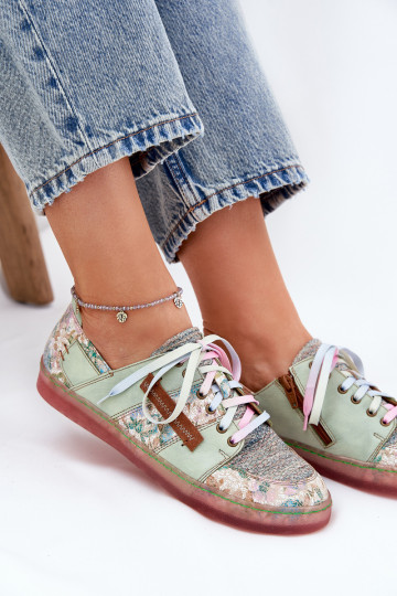 Haut Schuhe Feminin Es mussciejka 06791-09 hellgrün