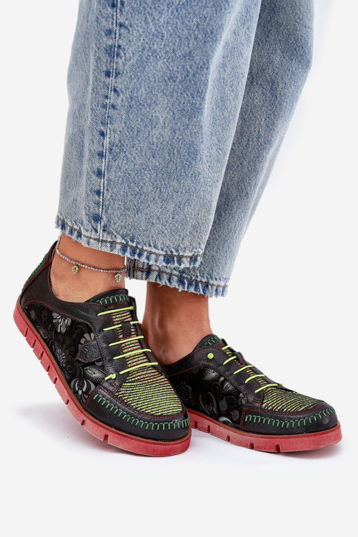 Haut Schuhe Feminin Gemustert Es mussciejka 06784-20 schZuarze Farbe Haut Schuhe Feminin Gemustert Es mussciejka 06784-20 schZuarze Farbe