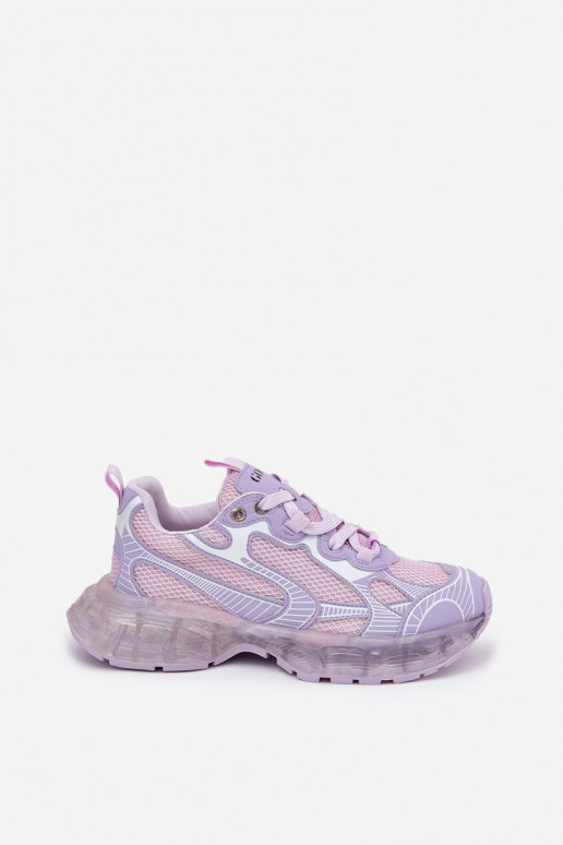 Haut Sneakers Stilvollllschuhe Feminin GOE RR2N4081 Violette Farbe Haut Sneakers Stilvollllschuhe Feminin GOE RR2N4081 Violette Farbe