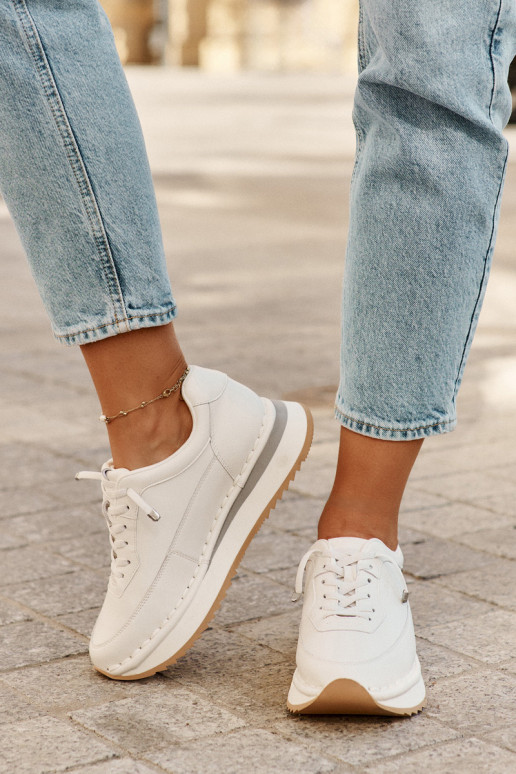 Haut Sneakers Stilvollllschuhe Feminin mit einer Plattform Big Star RR274A333 Zueiße Farbe Haut Sneakers Stilvollllschuhe Feminin mit einer Plattform Big Star RR274A333 Zueiße Farbe
