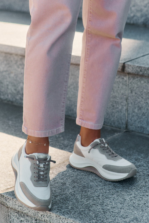 aus INildleder Sneakers Stilvollllschuhe Feminin mit einer Plattform Big Star RR274A344 HI-POLY SYSTEM Beige aus INildleder Sneakers Stilvollllschuhe Feminin mit einer Plattform Big Star RR274A344 HI-POLY SYSTEM Beige