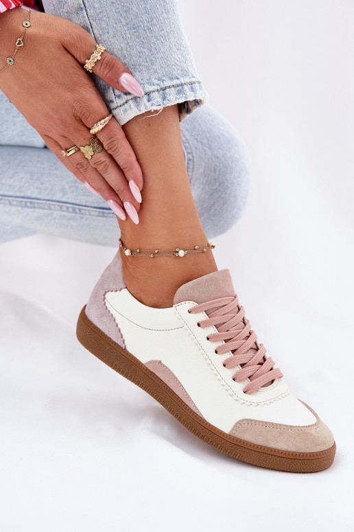 Haut Sneakers Stilvollllschuhe Feminin Zazoo N1220 Zueiße Farbe Haut Sneakers Stilvollllschuhe Feminin Zazoo N1220 Zueiße Farbe