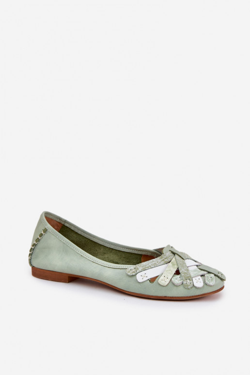 Feminin Ballerinas Es mussciejka 01358-50 Mintfarbe