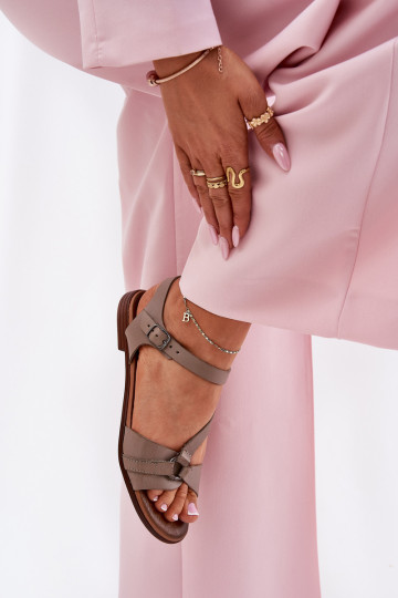 Zazoo 40182 Damensandalen Feminin Beige 2