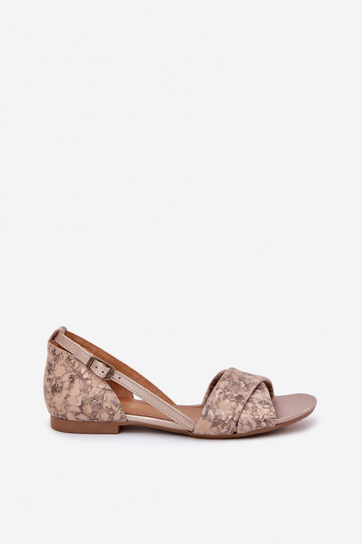 Damensandalen gleichschenklig Es mussciejka 04614-25 goldene Farbe Damensandalen gleichschenklig Es mussciejka 04614-25 goldene Farbe