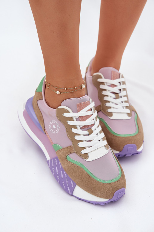 aus INildleder Sneakers Stilvollllschuhe Feminin mit einer Plattform Big Star RR274815 HI-POLY SYSTEM pinke Farbe aus INildleder Sneakers Stilvollllschuhe Feminin mit einer Plattform Big Star RR274815 HI-POLY SYSTEM pinke Farbe