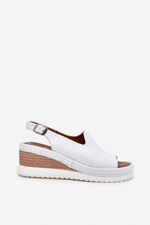 Damensandalen Haut Auf einem Keil Artiker 56C0918 Zueiße Farbe Damensandalen Haut Auf einem Keil Artiker 56C0918 Zueiße Farbe