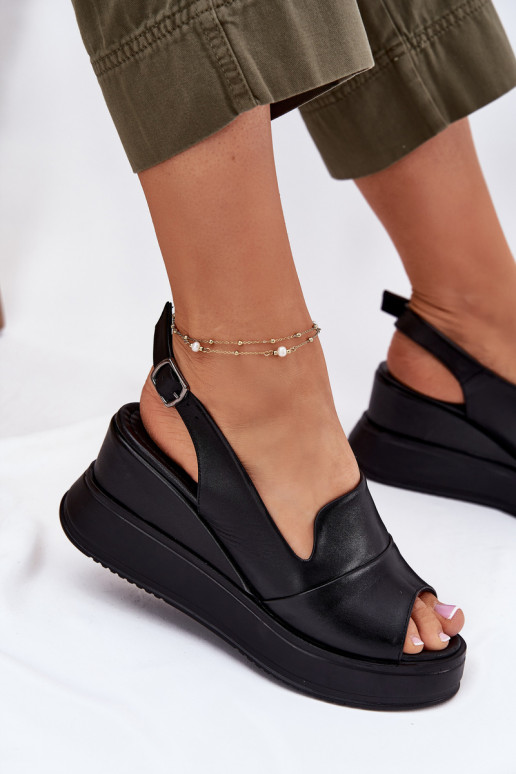 Haut Feminin Plateausandalen Artiker 52C0484 schZuarze Farbe Haut Feminin Plateausandalen Artiker 52C0484 schZuarze Farbe