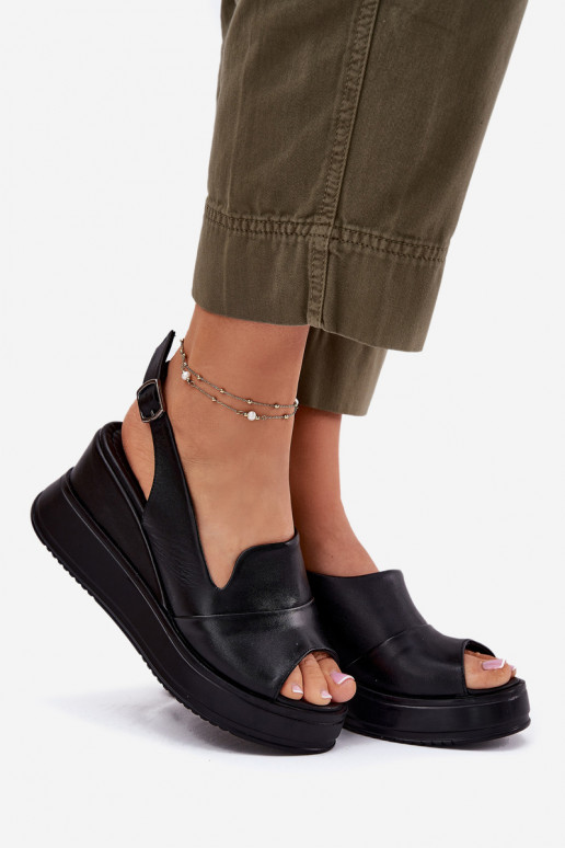 Haut Feminin Plateausandalen Artiker 52C0484 schZuarze Farbe Haut Feminin Plateausandalen Artiker 52C0484 schZuarze Farbe