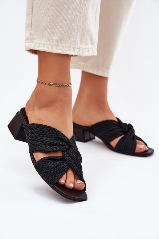 Damenhausschuhe Klocke Es mussciejka 06955-01 schZuarze Farbe Damenhausschuhe Klocke Es mussciejka 06955-01 schZuarze Farbe