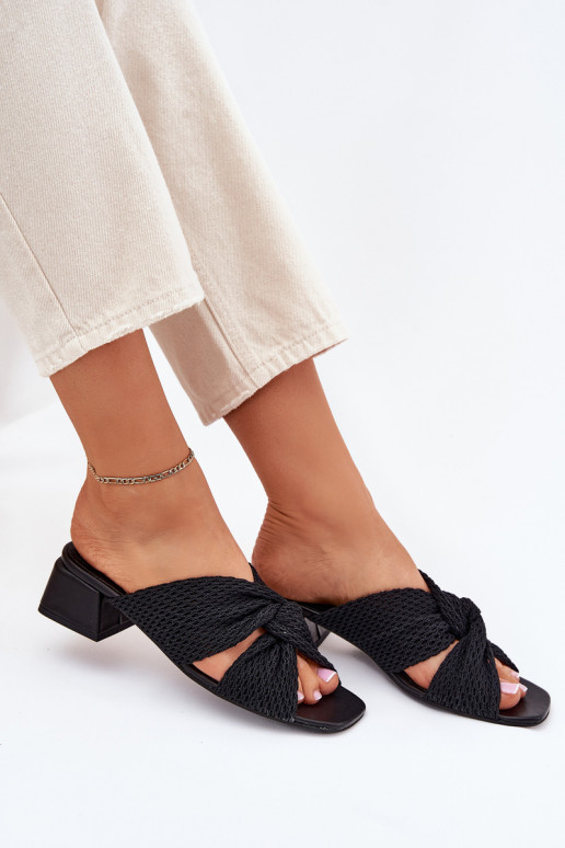 Damenhausschuhe Klocke Es mussciejka 06955-01 schZuarze Farbe Damenhausschuhe Klocke Es mussciejka 06955-01 schZuarze Farbe