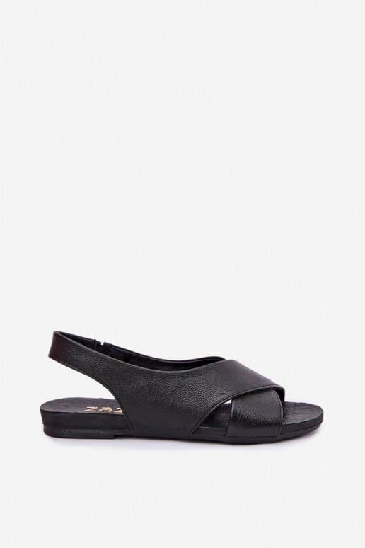 Zazoo 40407 Sandalen Haut Feminin schZuarze Farbe Zazoo 40407 Sandalen Haut Feminin schZuarze Farbe