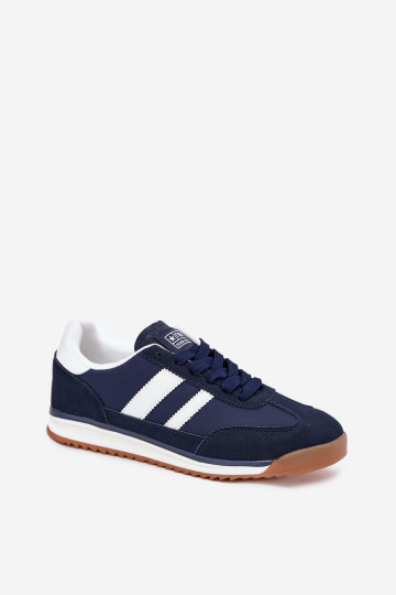 Turnschuhe Sneakers Stilvollllschuhe Männlich Dunkelblau Sivara