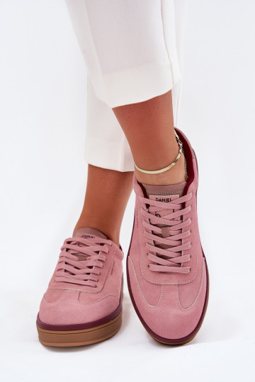 aus INildleder Feminin Sneakers Stilvollllschuhe Daniel Lopez Just Dare SS2D4010 pinke Farbe 2