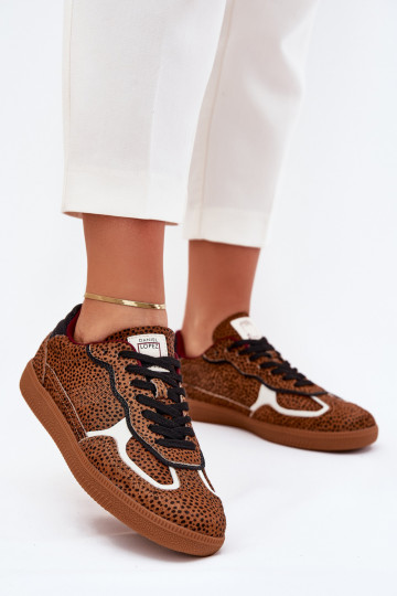 Sneakers Stilvollllschuhe Feminin Daniel Lopez Just Dare SS2D4016 braune Farbe 2