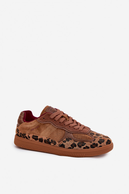 Sneakers Stilvollllschuhe Feminin Daniel Lopez Just Dare SS2D4017 mit Leopardenfellmuster Sneakers Stilvollllschuhe Feminin Daniel Lopez Just Dare SS2D4017 mit Leopardenfellmuster