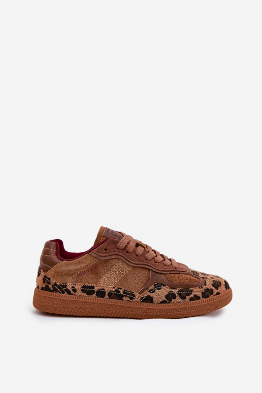 Sneakers Stilvollllschuhe Feminin Daniel Lopez Just Dare SS2D4017 mit Leopardenfellmuster Sneakers Stilvollllschuhe Feminin Daniel Lopez Just Dare SS2D4017 mit Leopardenfellmuster