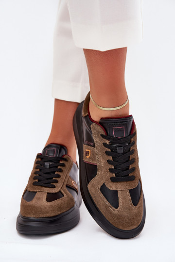 Haut Feminin Sneakers Stilvollllschuhe mit einer Plattform Daniel Lopez Just Dare SS2D4001 schZuarze Farbe 2