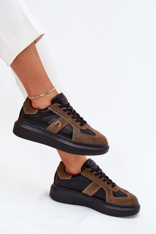 Haut Feminin Sneakers Stilvollllschuhe mit einer Plattform Daniel Lopez Just Dare SS2D4001 schZuarze Farbe Haut Feminin Sneakers Stilvollllschuhe mit einer Plattform Daniel Lopez Just Dare SS2D4001 schZuarze Farbe