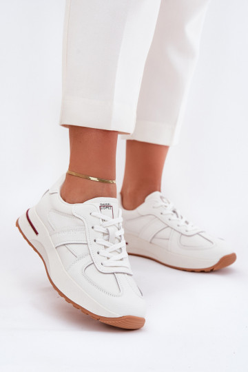 Leder Damen Sportschuhe Daniel Lopez Just Dare SS2D4042 weiß 2
