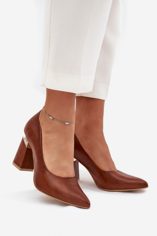 Haut Schuhe LeZuski 3117 dunkelbraun