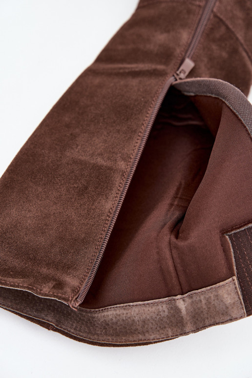 aus INildleder Stiefel mit Absätzen Sperren CzekoladoZue Lissara aus INildleder Stiefel mit Absätzen Sperren CzekoladoZue Lissara