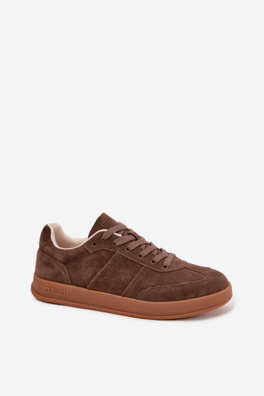aus INildleder Sneakers Stilvollllschuhe Feminin Big Star SS274676 HI-POLY SYSTEM braune Farbe aus INildleder Sneakers Stilvollllschuhe Feminin Big Star SS274676 HI-POLY SYSTEM braune Farbe