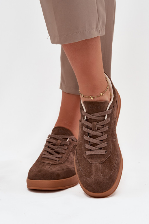 aus INildleder Sneakers Stilvollllschuhe Feminin Big Star SS274676 HI-POLY SYSTEM braune Farbe aus INildleder Sneakers Stilvollllschuhe Feminin Big Star SS274676 HI-POLY SYSTEM braune Farbe