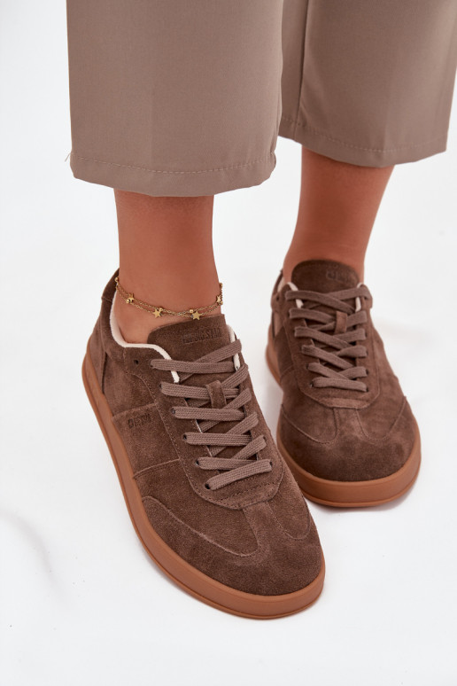 aus INildleder Sneakers Stilvollllschuhe Feminin Big Star SS274676 HI-POLY SYSTEM braune Farbe aus INildleder Sneakers Stilvollllschuhe Feminin Big Star SS274676 HI-POLY SYSTEM braune Farbe