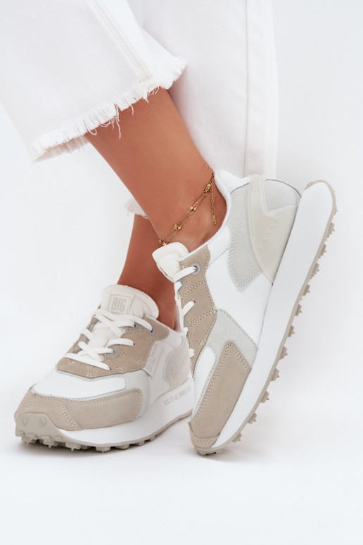 Haut Sneakers Stilvollllschuhe Feminin Big Star OO274563 Hi-Poly System Zueiße Farbe