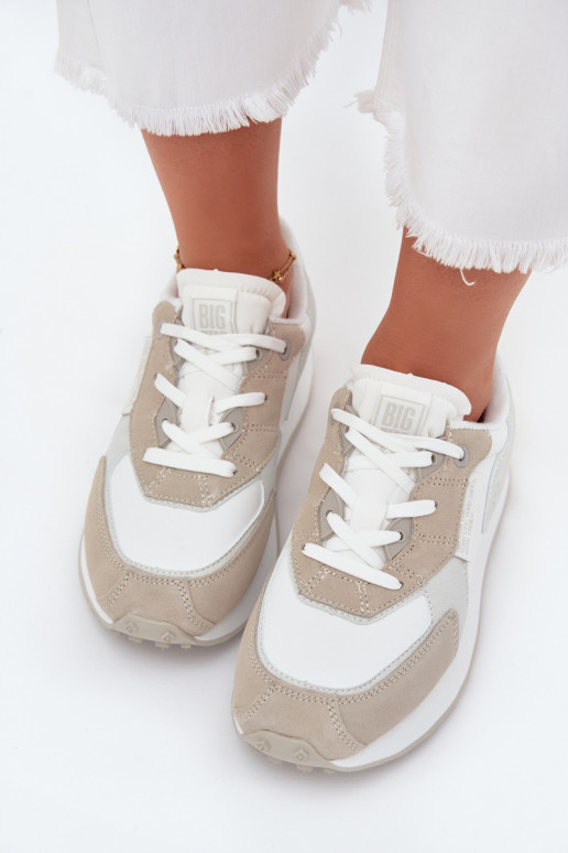 Haut Sneakers Stilvollllschuhe Feminin Big Star OO274563 Hi-Poly System Zueiße Farbe