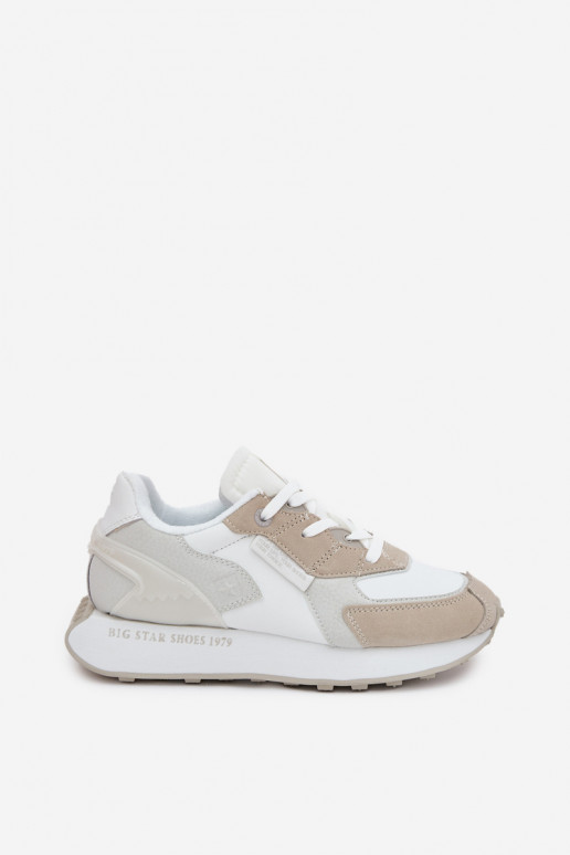 Haut Sneakers Stilvollllschuhe Feminin Big Star OO274563 Hi-Poly System Zueiße Farbe