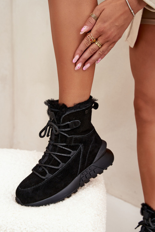 aus INildleder Schneestiefel Feminin mit Pelzmantel Big Star SS274319 schZuarze Farbe aus INildleder Schneestiefel Feminin mit Pelzmantel Big Star SS274319 schZuarze Farbe