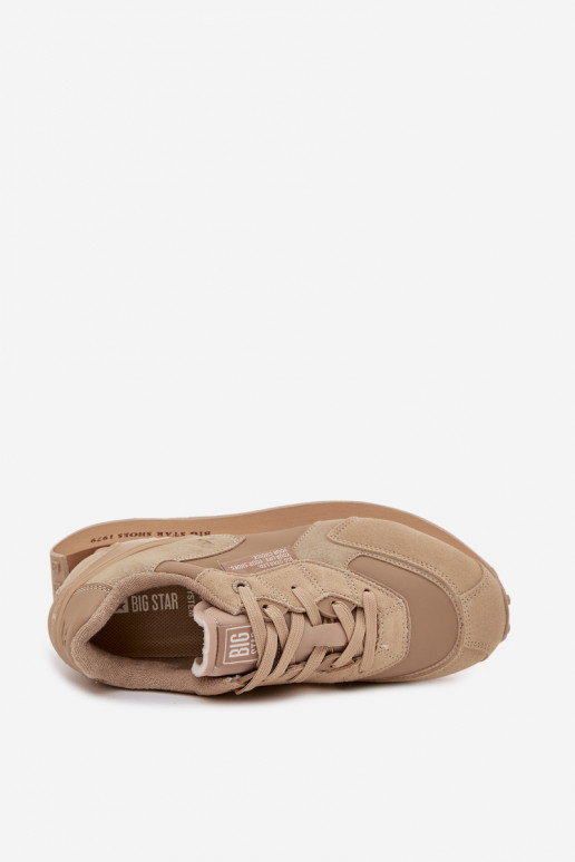 Haut Sneakers Stilvollllschuhe Männlich Big Star OO174298 Hi-Poly System Beige Haut Sneakers Stilvollllschuhe Männlich Big Star OO174298 Hi-Poly System Beige